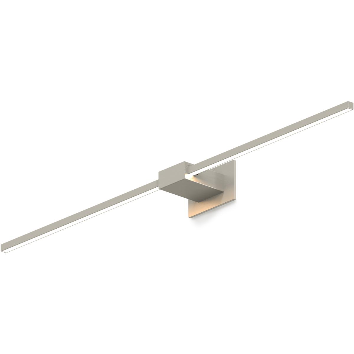 Modern LED Wall Sconce â Koncept Z-Bar Adjustable Light in Brushed Nickel